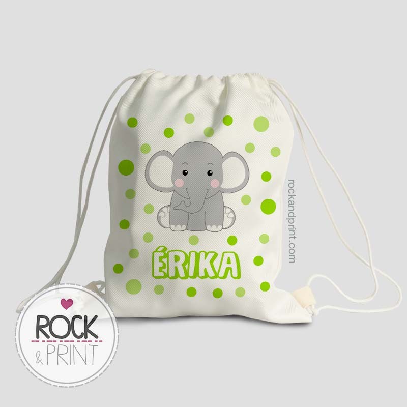 WowPrint Mochilas para niños y niñas, diseño de elefante, 38 cm